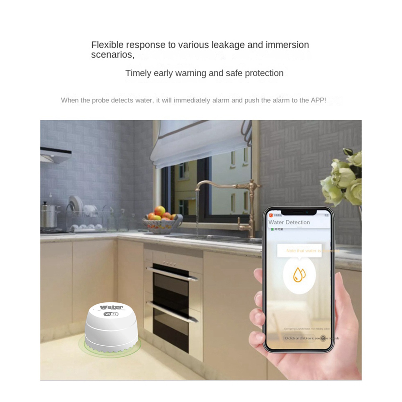 ABKW-3X Wifi クロウスマート水漏れ検知器 漏水セ - Water Alarm Sensor のレビューと価格
