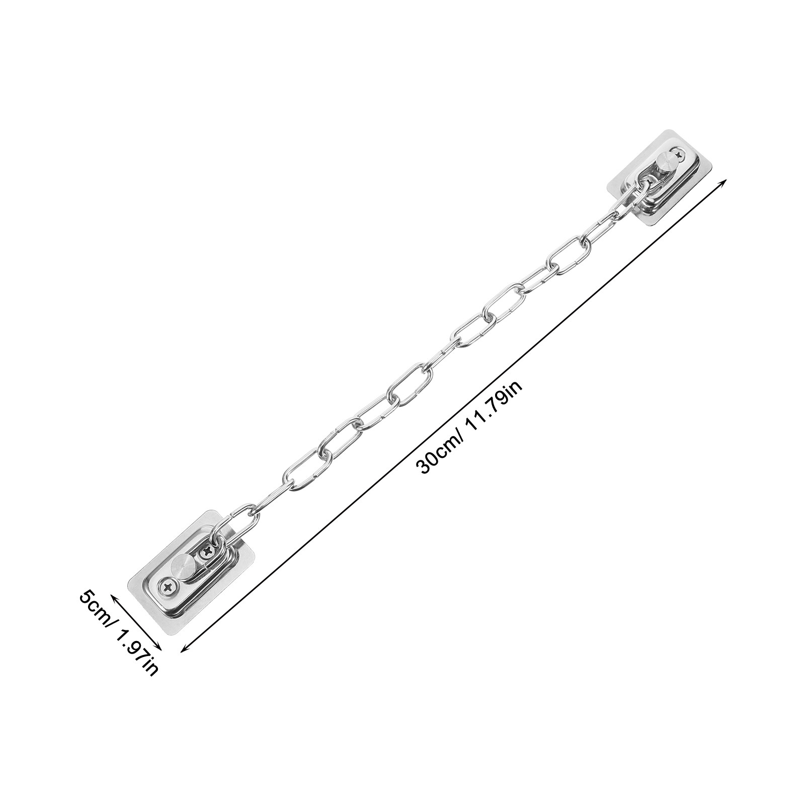 プロ仕様のステンレス製ドアチェーンロック、家庭、ホテル、寮、 - Security Chain Door のレビューと価格