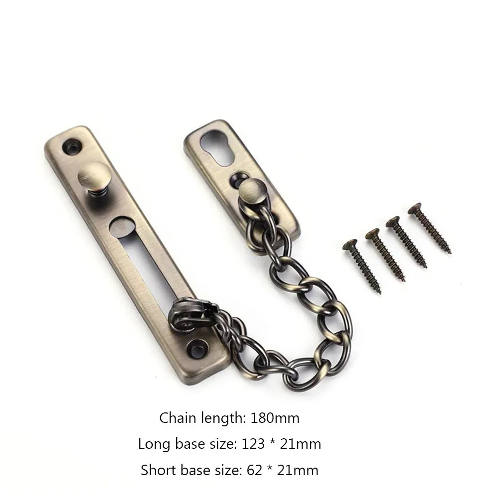 盗難防止ドアロックボルト安全チェーン、ホームラッチバックルガ - Security Chain Door のレビューと価格