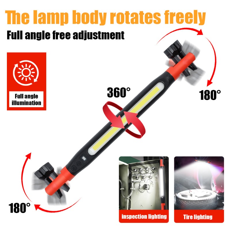 充電式LEDワークライト 1200ルーメン 磁気懐中電灯 3 - Power Outage Light のレビューと価格