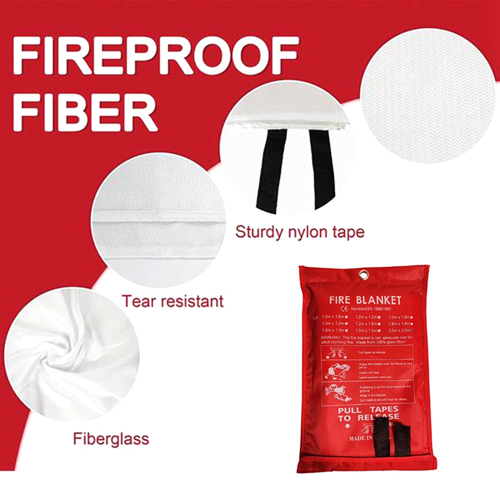 AED2-緊急防火ブランケット、防火ブランケット、キッチン、 - Fire Blanket Kitchen のレビューと価格