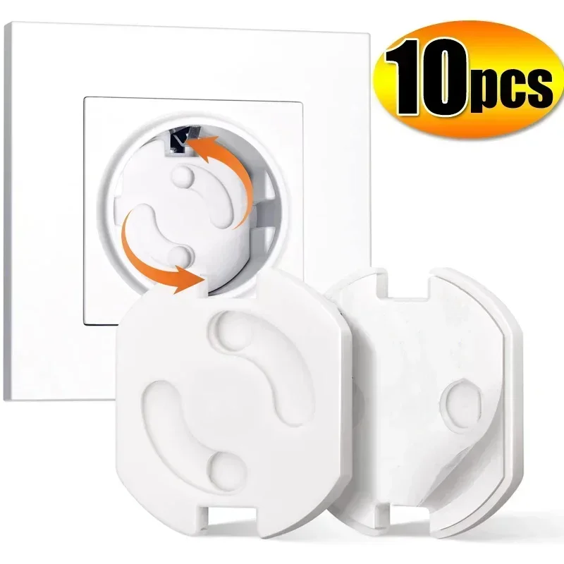 1/10 個コンセント保護ベビーチャイルド EU 電源ソケッ - Outlet Cover Baby のレビューと価格