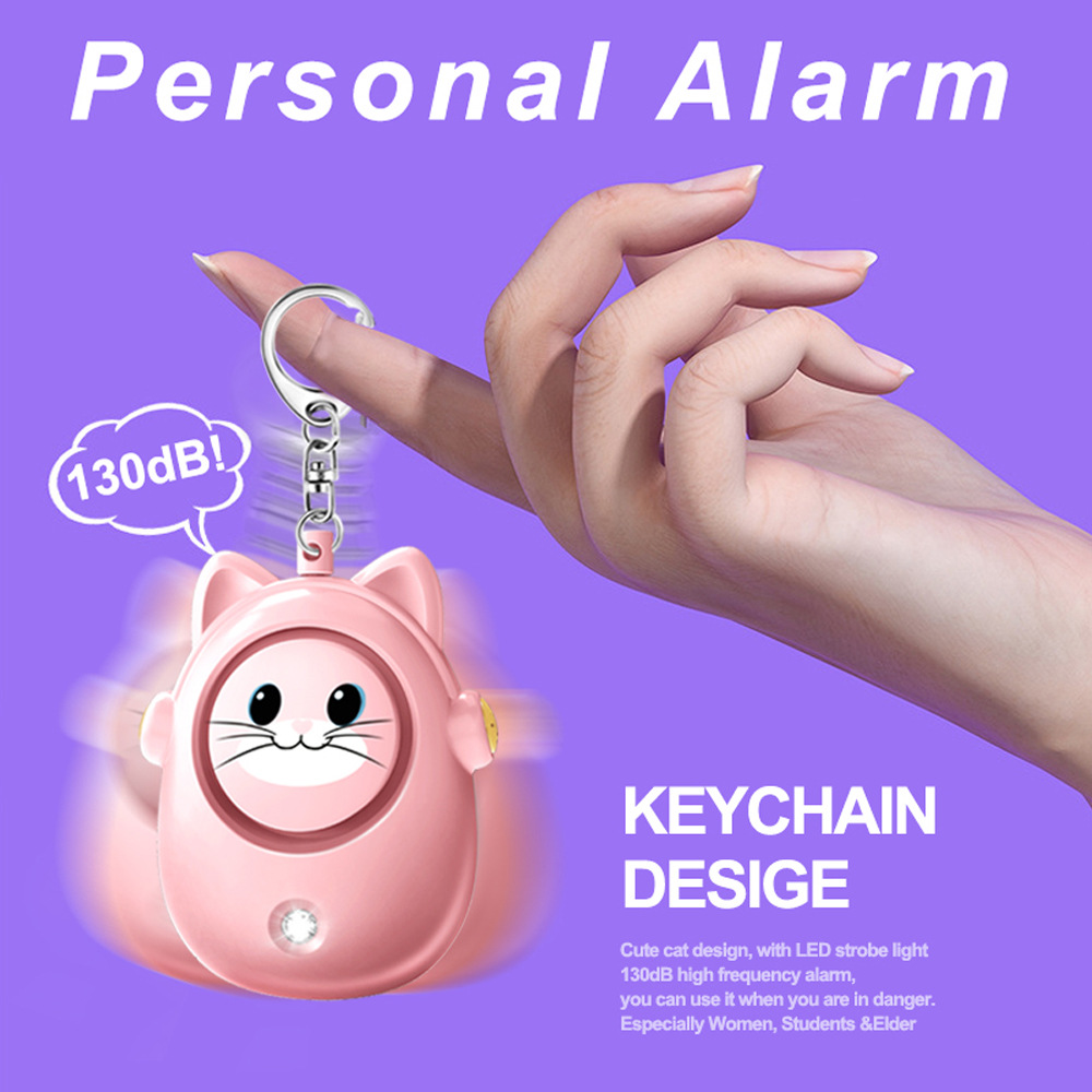 女性のためのかわいい猫の個人的な警報、オオカミのアーティファ - Personal Alarm Keychain のレビューと価格
