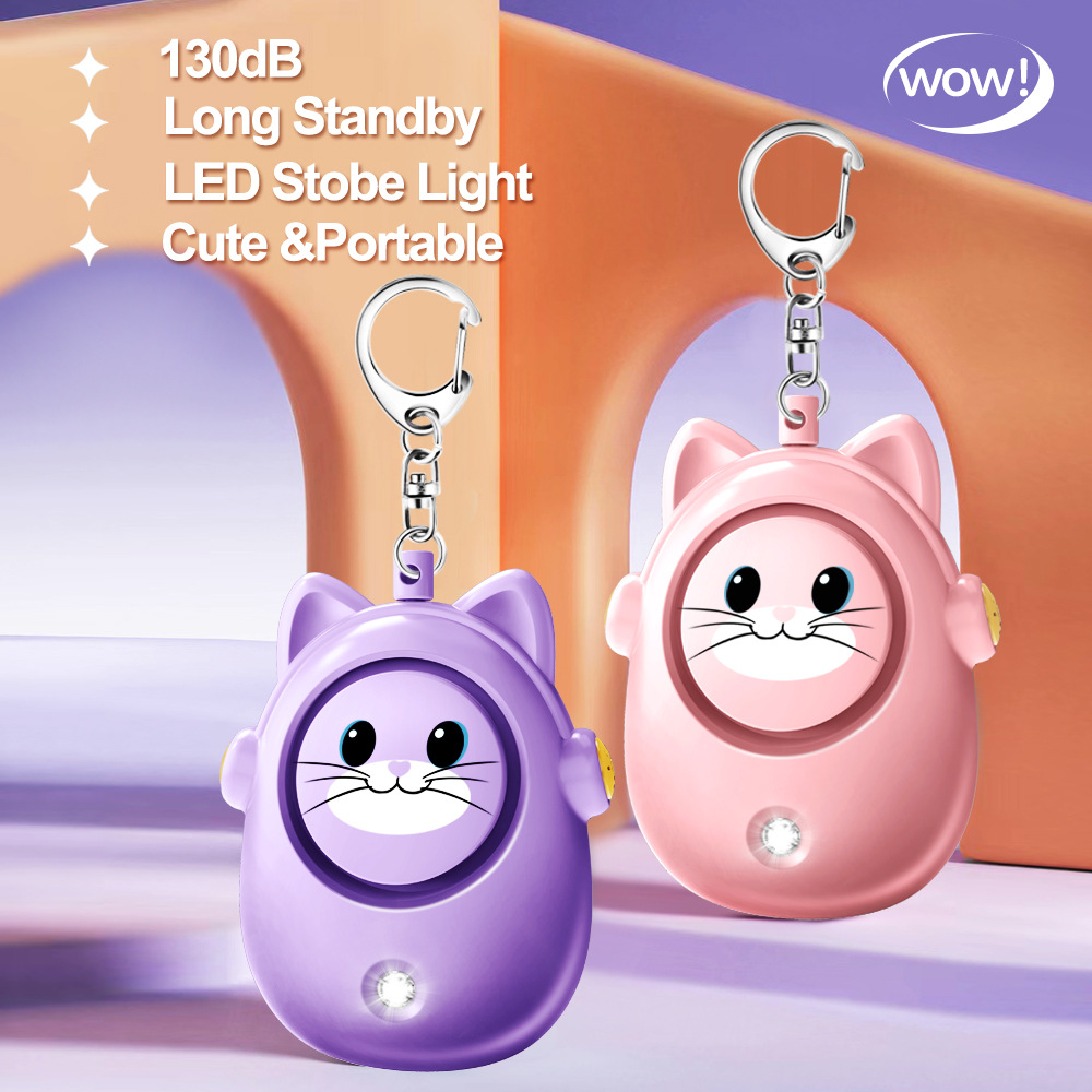 女性のためのかわいい猫の個人的な警報、オオカミのアーティファ - Personal Alarm Keychain のレビューと価格
