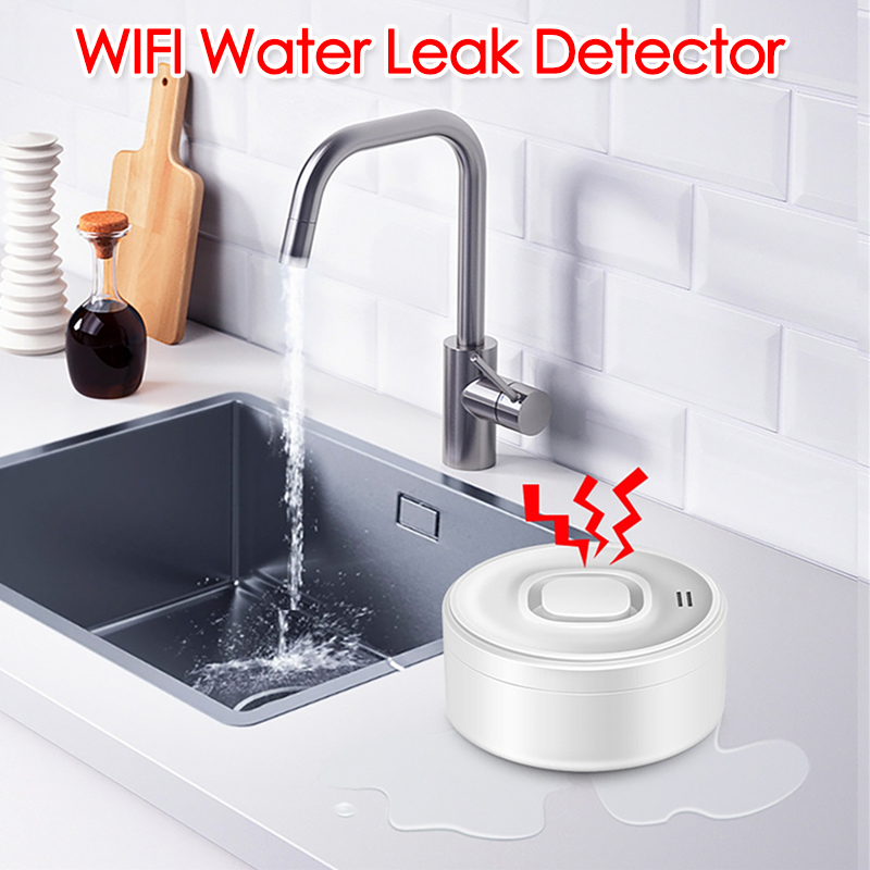 スマートWIFI水漏れ検知器 100dB大音量アラーム リモ - Water Alarm Sensor のレビューと価格