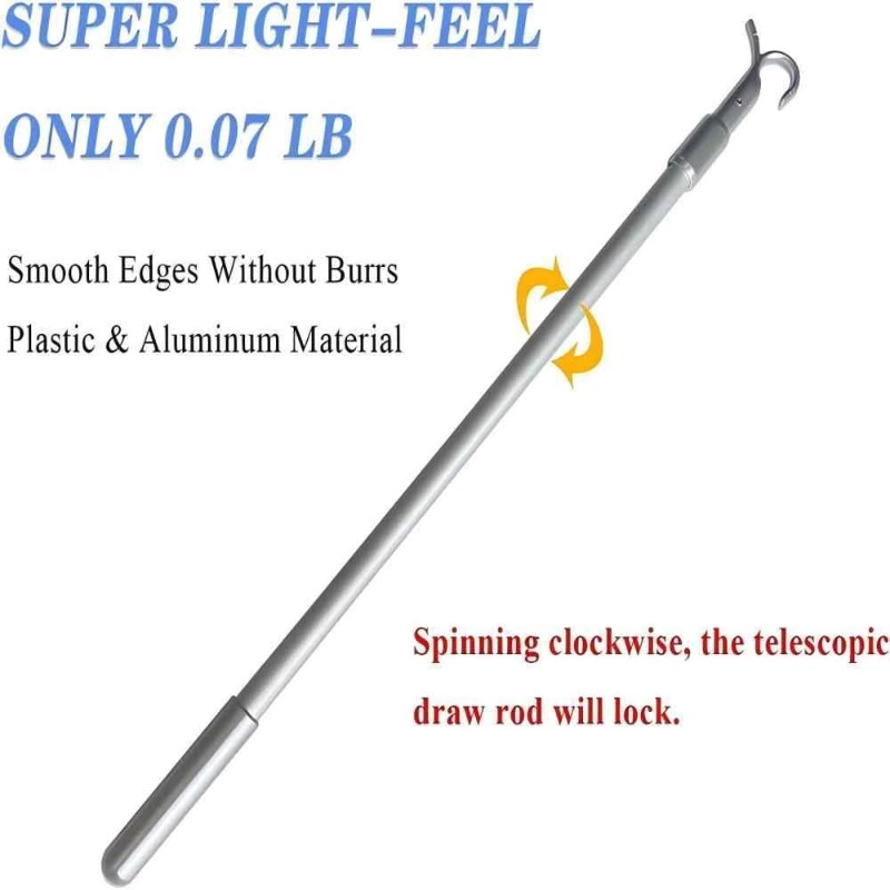 窓オープナーポール用アルミ合金伸縮式回転ロッドカーテンアクセ - Window Lock Bar のレビューと価格