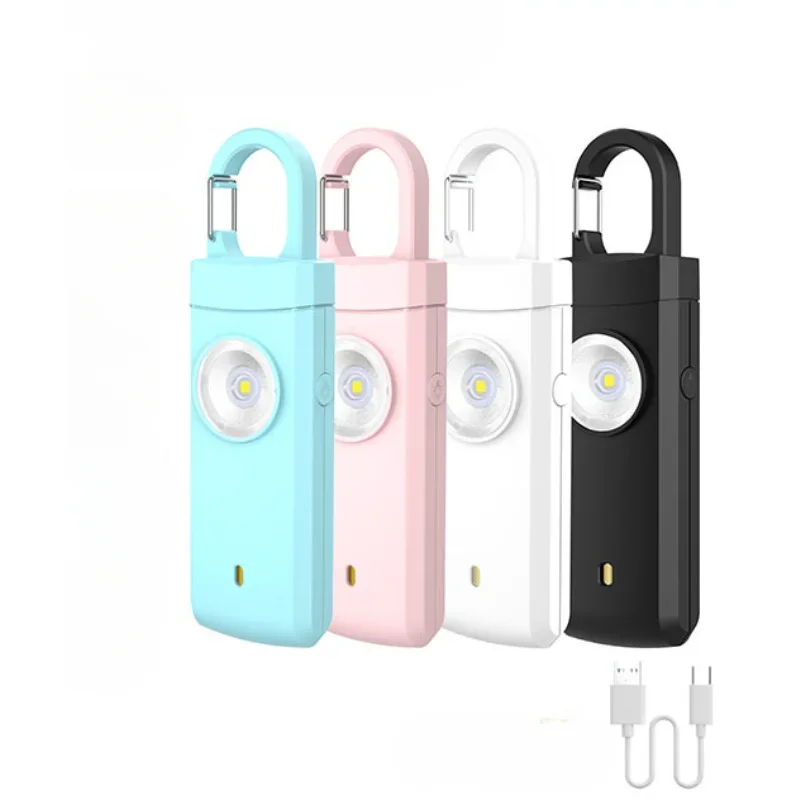 自己防衛 LED 懐中電灯 USB 充電式キーホルダーライト - Personal Alarm Keychain のレビューと価格