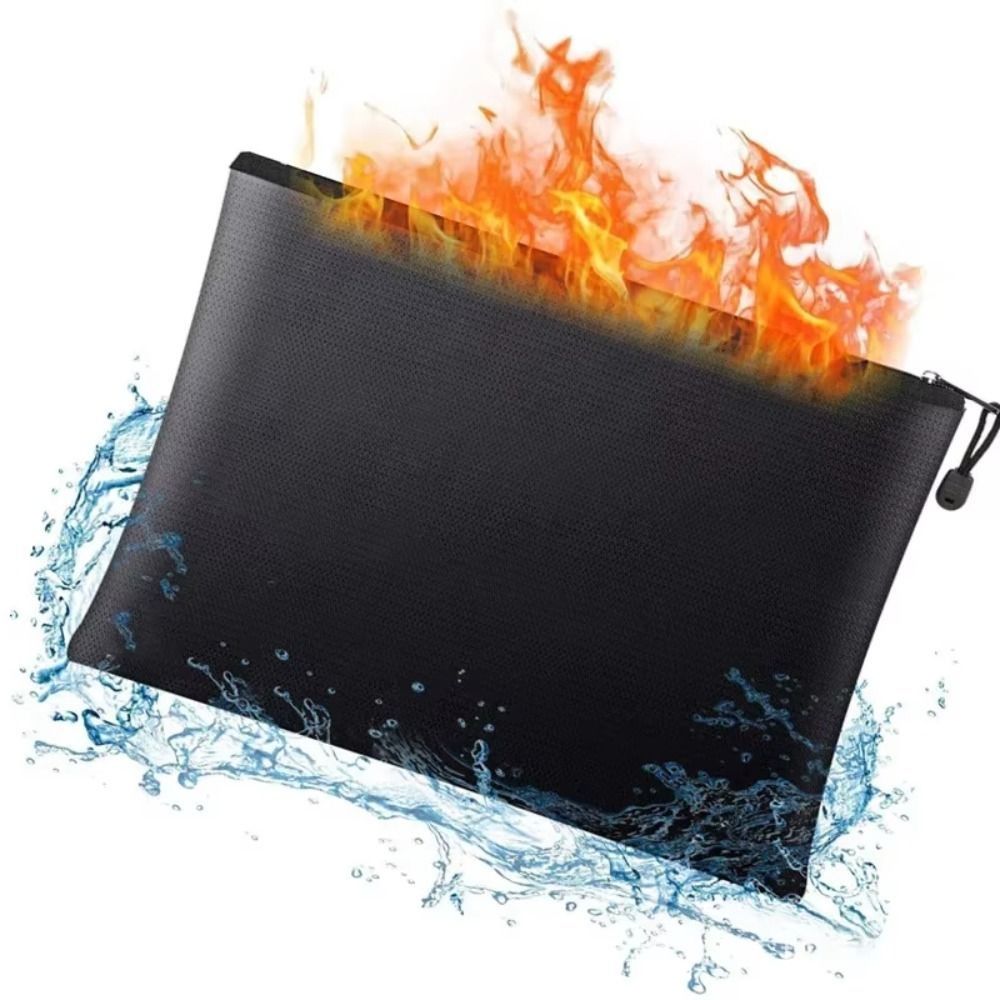 高温耐性耐火ドキュメントバッグ ジッパー付き 4 サイズ 火 - Fire Safe Document のレビューと価格