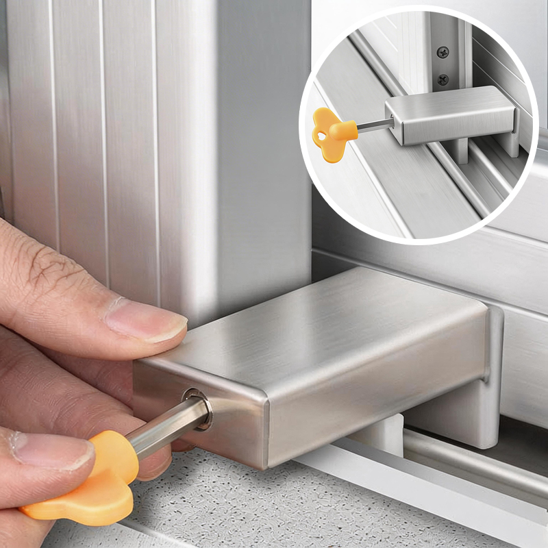 調節可能な窓ロックストッパーアルミ合金製スライディングウィン - Window Lock Bar のレビューと価格