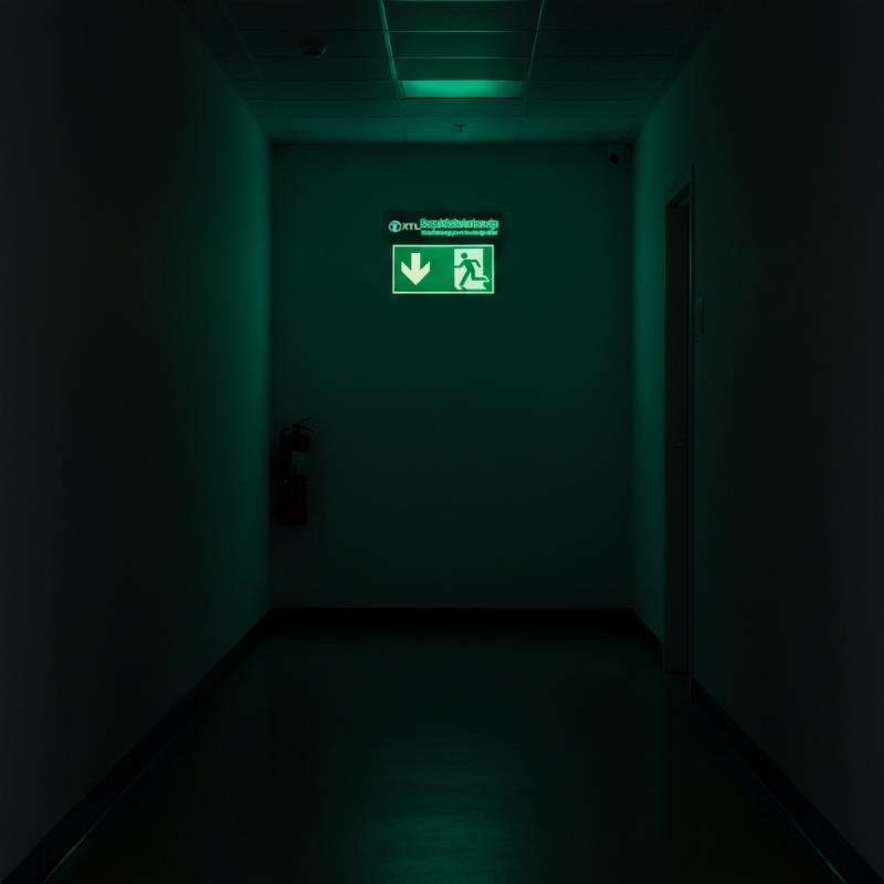 1 シート暗闇で光る安全出口非常通路標識ラベルステッカー発光 - Emergency Exit Sign のレビューと価格