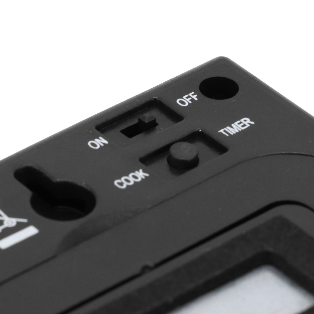 シルバーデジタルBBQ肉用温度計 大型LCDディスプレイ タ - Pool Alarm Float のレビューと価格