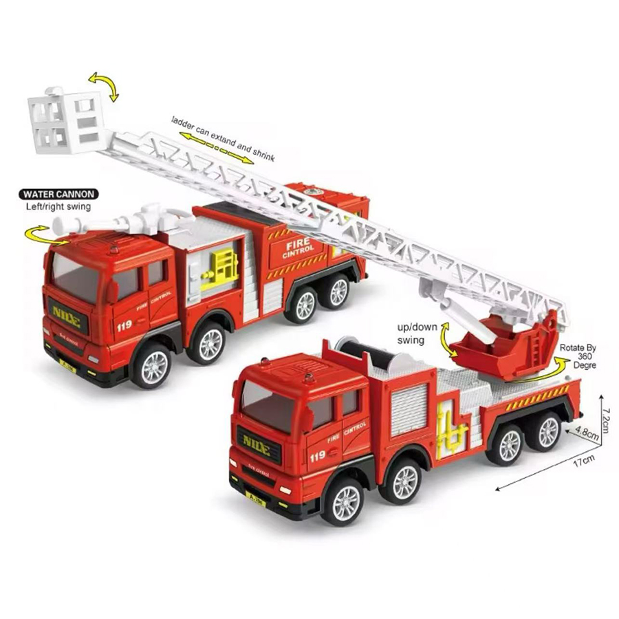 1pc-合金消防車 1:32 シミュレーション消防ダイキャス - Fire Escape Ladder のレビューと価格