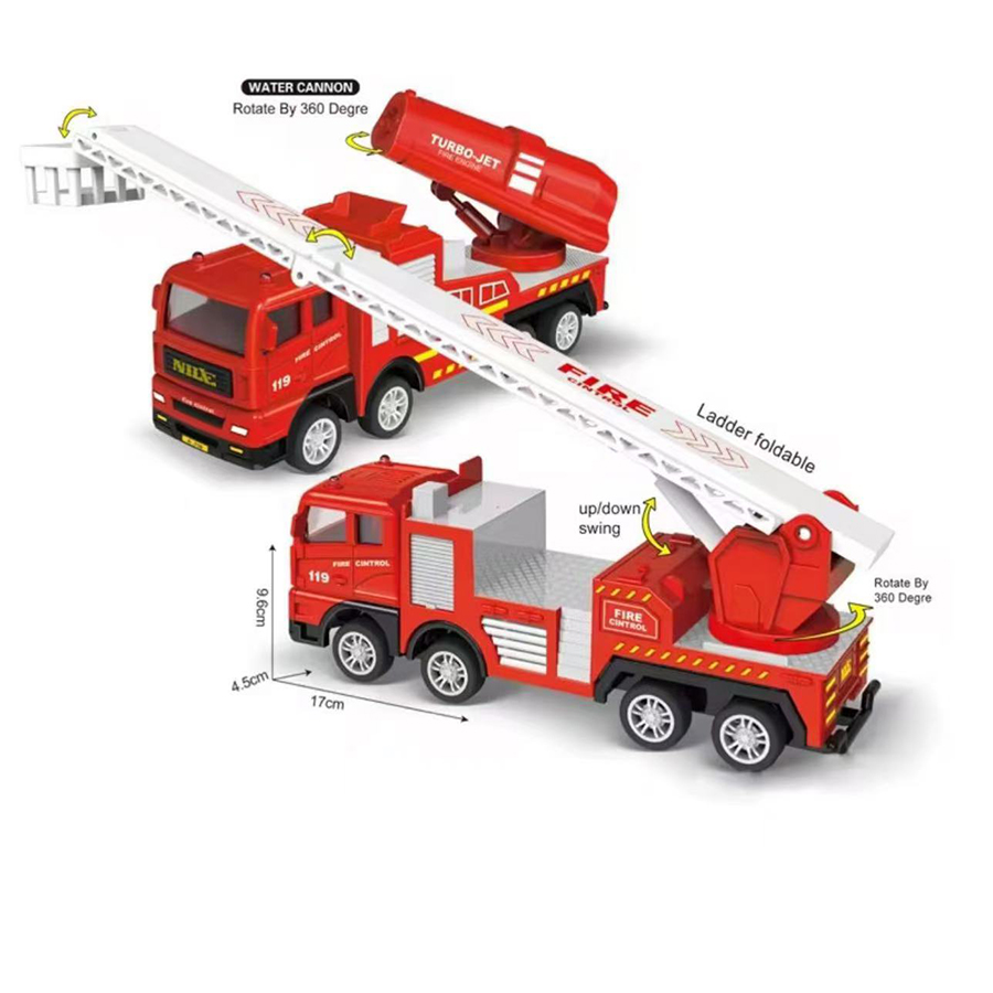 1pc-合金消防車 1:32 シミュレーション消防ダイキャス - Fire Escape Ladder のレビューと価格