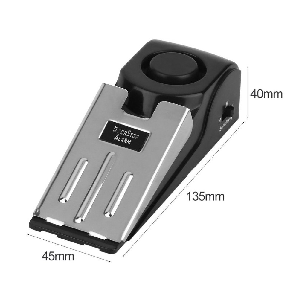 盗難防止セキュリティシステム,ウェッジ形状,ドアストッパー, - Door Stop Alarm のレビューと価格