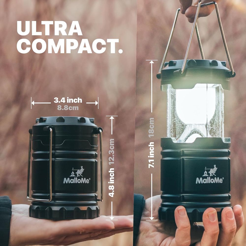 マルチカラーLEDキャンプランタン4個セット：停電、キャンプ - Power Outage Light のレビューと価格