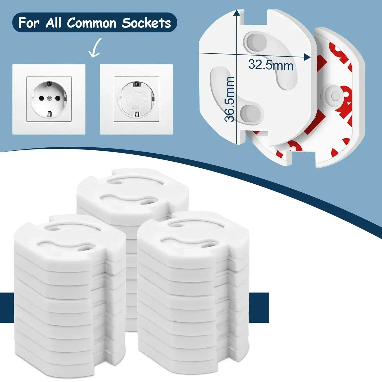 ソケット保護電気ショック防止カバー子供ケアベビー安全電気安全 - Outlet Cover Baby のレビューと価格