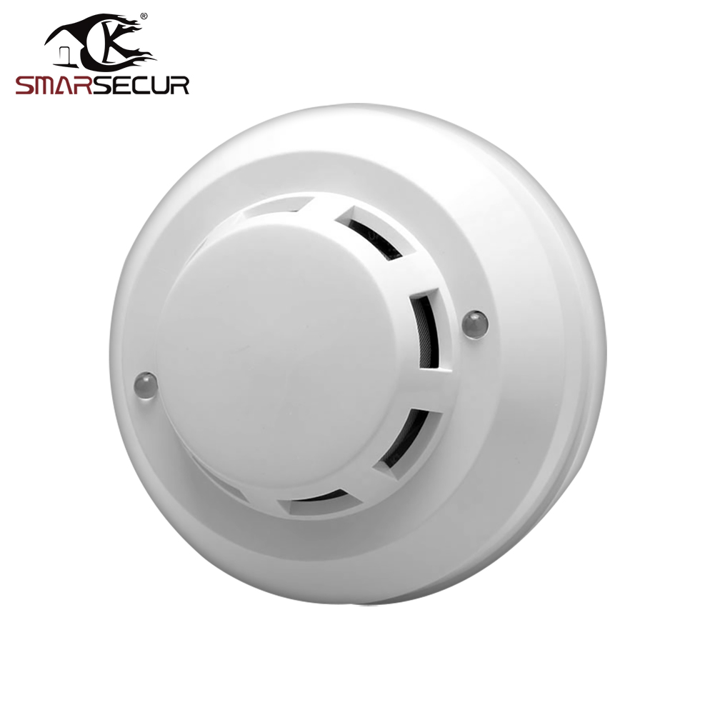 12V 電圧有線煙漏れ火災検知器警報センサー有線端子警報シス - Smoke Detector Interconnected のレビューと価格