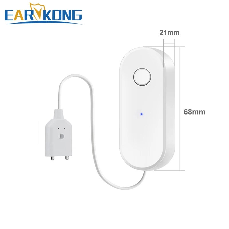 Tuya WiFi スマート水漏れセンサー液体漏れ警報オーバ - Water Alarm Sensor のレビューと価格