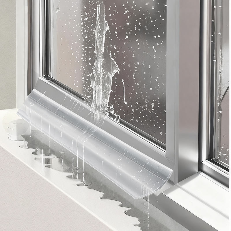 透明窓縁雨よけ遮水バー バルコニー窓枠水道ガイドバー 防水防 - Window Lock Bar のレビューと価格