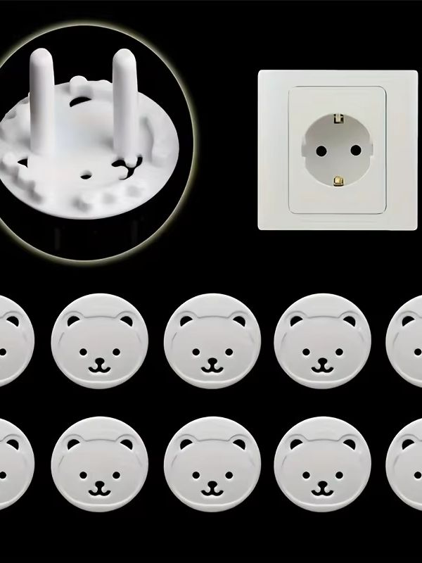 15 個ベア EU 電源ソケットコンセントベビーキッズ子供安 - Outlet Cover Baby のレビューと価格